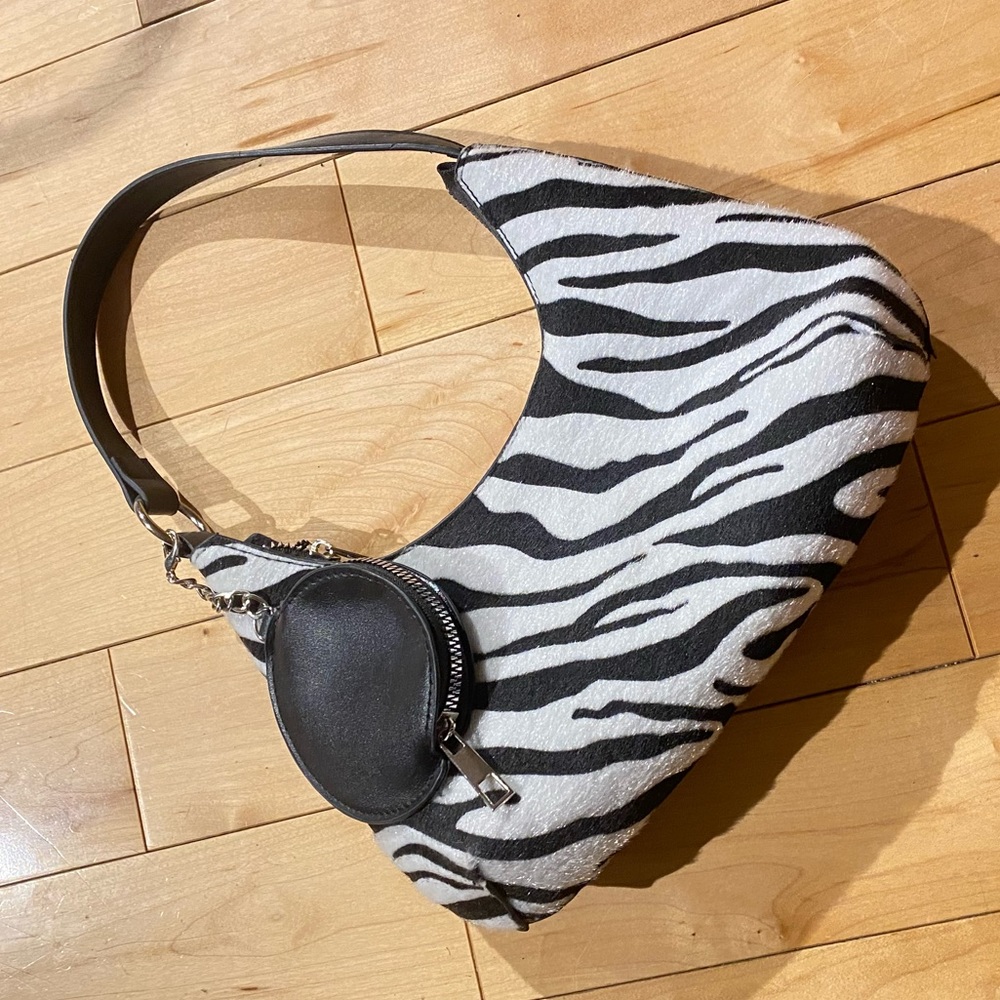 ✨2for22 zebra print purse